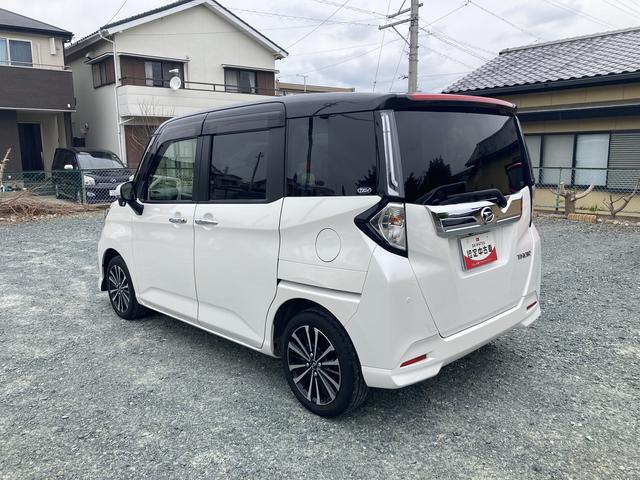 トールカスタムG ターボLEDヘッドランプ キーフリーシステム プッシュボタンスタート オートエアコン(プッシュ式) 両側パワースライドドア マルチインフォメーションディスプレイ 本革巻ステアリングホイール(静岡県)の中古車