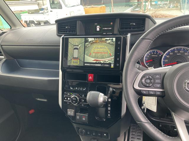 トールカスタムG ターボLEDヘッドランプ キーフリーシステム プッシュボタンスタート オートエアコン(プッシュ式) 両側パワースライドドア マルチインフォメーションディスプレイ 本革巻ステアリングホイール(静岡県)の中古車