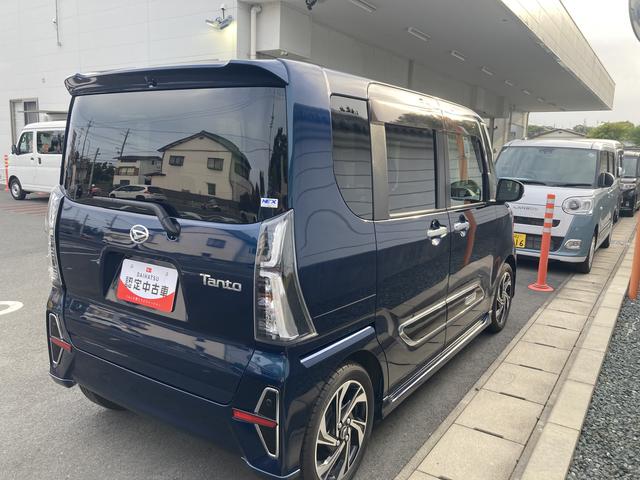 タントカスタムＲＳスタイルセレクション１５インチアルミホイール　キーフリーシステム　プッシュボタンスタート　オートエアコン（プッシュ式）　フルＬＥＤヘッドランプ　オート格納式カラードドアミラー　本革巻ステアリングホイール（静岡県）の中古車