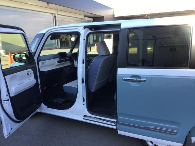 ムーヴキャンバスストライプスG LEDヘッドランプ/シートヒーター/マット1年保証距離無制限 純正マット サイドエアバッグ LEDヘッドランプ アイドリングストップ シートヒーター 両側電動スライドドア プッシュボタンスタート キーフリー(埼玉県)の中古車