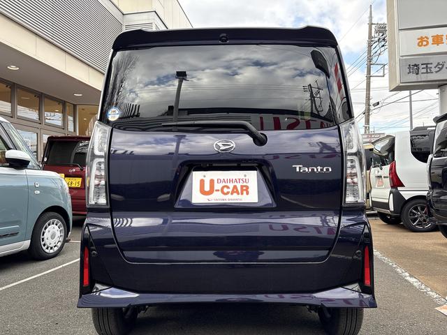 タントカスタムＸ　ＬＥＤヘッドランプ／両側電動スライドドア１年保証距離無制限　サイドエアバッグ　ＬＥＤヘッドランプ　アイドリングストップ　シートヒーター　両側電動スライドドア　プッシュボタンスタート　オート格納式ドアミラー　電動パーキングブレーキ　キーフリー（埼玉県）の中古車