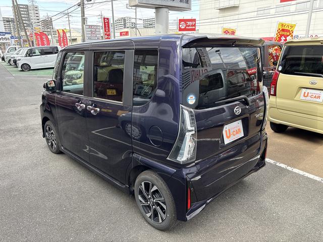 タントカスタムＸ　ＬＥＤヘッドランプ／両側電動スライドドア１年保証距離無制限　サイドエアバッグ　ＬＥＤヘッドランプ　アイドリングストップ　シートヒーター　両側電動スライドドア　プッシュボタンスタート　オート格納式ドアミラー　電動パーキングブレーキ　キーフリー（埼玉県）の中古車