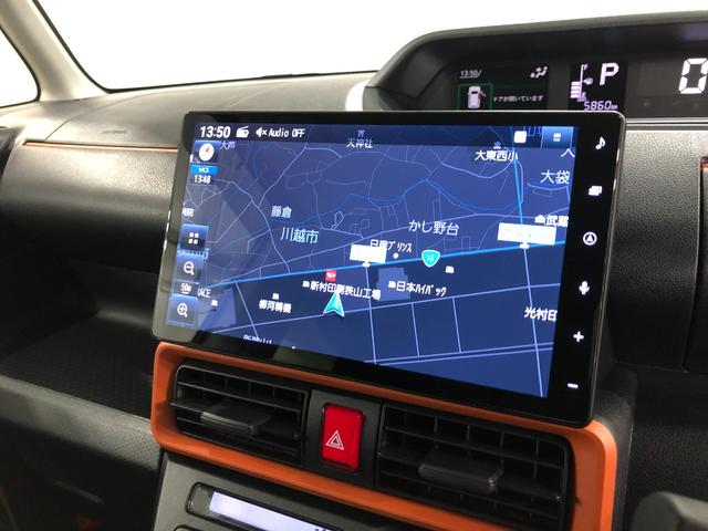 タントファンクロスターボ　走行５８６０キロ／９型ナビ／ドラレコ１年保証距離無制限　走行距離５８６０キロ　９インチフルセグナビ　バックカメラ　ドラレコ　純正マット　サイドエアバッグ　ＬＥＤヘッドランプ　アイドリングストップ　シートヒーター　オート格納式ドアミラー（埼玉県）の中古車