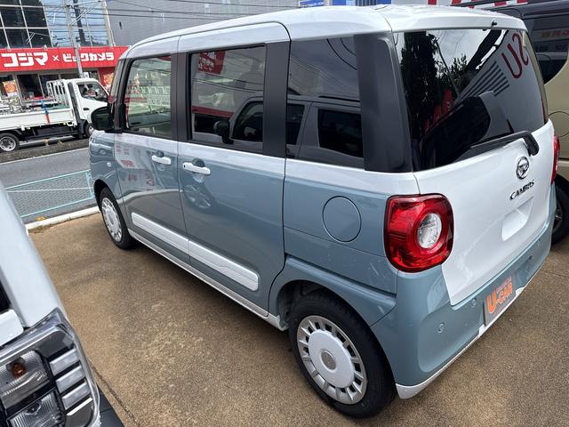 ムーヴキャンバスストライプスＧターボ　両側電動スライドドア（埼玉県）の中古車