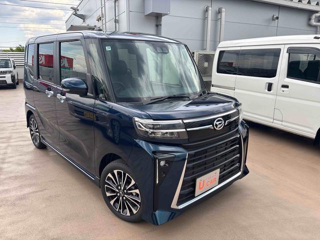 タントカスタムRS/デモカーUP/両側パワースライドドア一年保証・走行距離無制限 クリアランスソナー オートマチックハイビーム オートライト LEDヘッドライト ベンチシート シートヒーター 両側電動スライドドア(埼玉県)の中古車