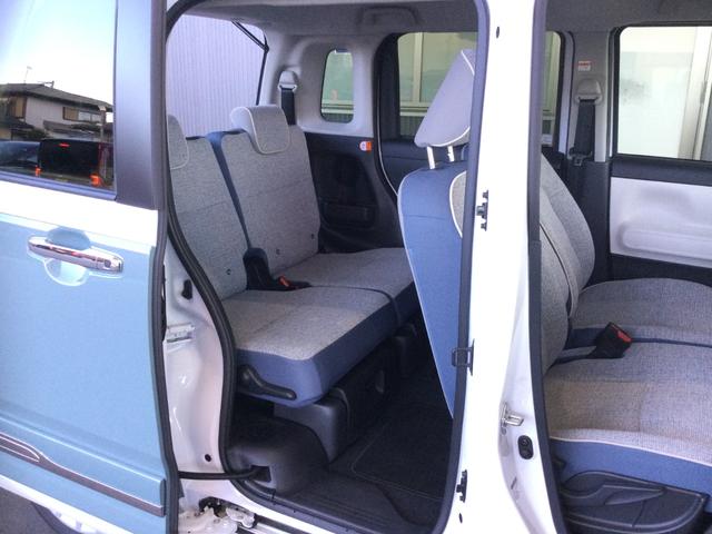 ムーヴキャンバスストライプスＧ両側電動スライドドア・ＬＥＤヘッドライト・オートライト・オートマチックハイビーム・プッシュスタートボタン・アイドリングストップ・シートヒーター・電動パーキングブレーキ・スマートアシスト（埼玉県）の中古車