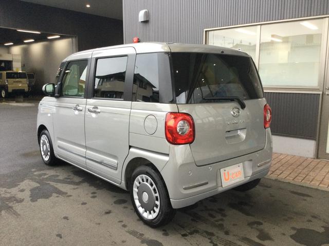 ムーヴキャンバスセオリーＧターボ７インチナビ・両側電動スライドドア・ＬＥＤヘッドライト・オートライト・オートマチックハイビーム・プッシュスタートボタン・アイドリングストップ・シートヒーター・電動パーキングブレーキ・スマートアシスト（埼玉県）の中古車