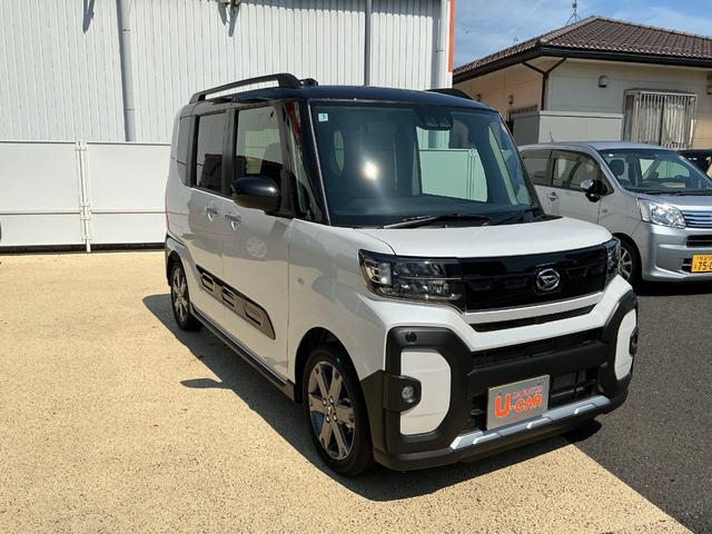 タントファンクロスターボ一年保証・走行距離無制限 走行76キロ ディスプレイオーディオ バックカメラ サイドエアバック クリアランスソナー オートライト LEDヘッドライト シートヒーター 両側電動スライドドア(埼玉県)の中古車