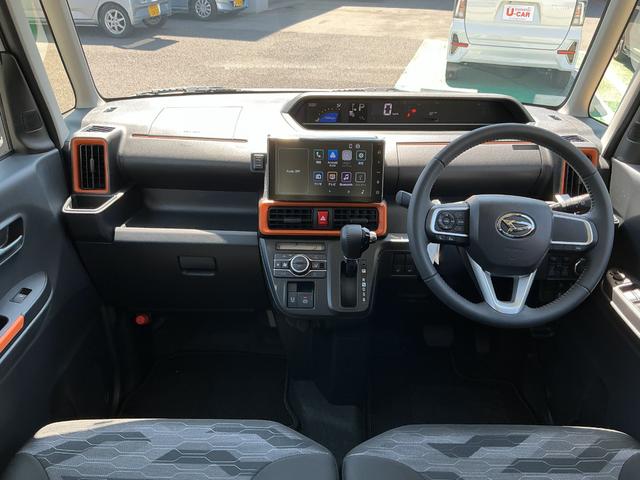 タントファンクロスターボ一年保証・走行距離無制限 走行76キロ ディスプレイオーディオ バックカメラ サイドエアバック クリアランスソナー オートライト LEDヘッドライト シートヒーター 両側電動スライドドア(埼玉県)の中古車