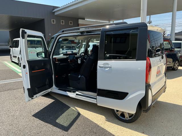 タントファンクロスターボ一年保証・走行距離無制限 走行76キロ ディスプレイオーディオ バックカメラ サイドエアバック クリアランスソナー オートライト LEDヘッドライト シートヒーター 両側電動スライドドア(埼玉県)の中古車