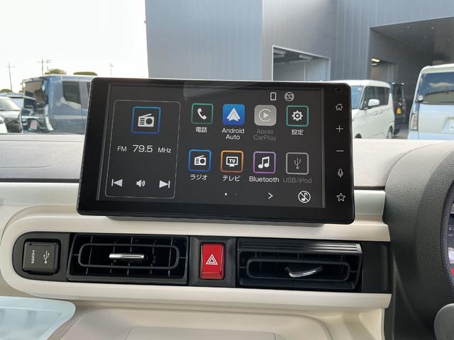 ムーヴキャンバスストライプスGターボ/当店試乗車/198キロ一年保証・走行距離無制限 走行198キロ ディスプレイオーディオ バックカメラ サイドエアバック クリアランスソナー オートライト LEDヘッドライト シートヒーター 両側電動スライドドア(埼玉県)の中古車