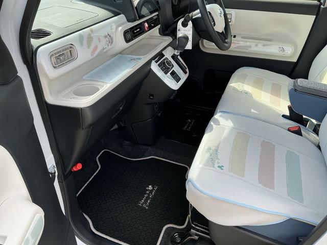 ムーヴキャンバスストライプスGターボ/当店試乗車/198キロ一年保証・走行距離無制限 走行198キロ ディスプレイオーディオ バックカメラ サイドエアバック クリアランスソナー オートライト LEDヘッドライト シートヒーター 両側電動スライドドア(埼玉県)の中古車