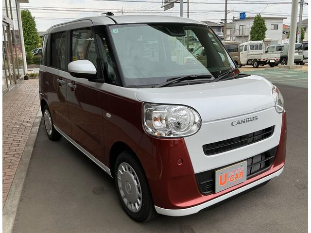 ムーヴキャンバスストライプスＸ／走行８３０キロ／オーディオレス（埼玉県）の中古車