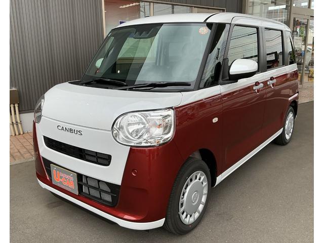 ムーヴキャンバスストライプスＸ／走行８３０キロ／オーディオレス（埼玉県）の中古車