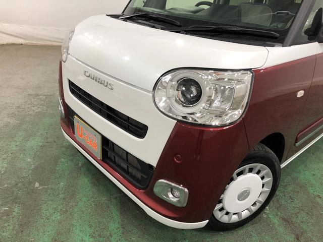 ムーヴキャンバスストライプスＧ　ナビ／バックカメラ１年保証距離無制限　走行５６４４キロ　ナビ　バックカメラ　ＤＶＤ　ＵＳＢ　Ｂｌｕｅｔｏｏｔｈ　助手席エアバック　サイドエアバッグ　両側電動スライドドア　ベンチシート　シートヒーター　スマートアシスト（埼玉県）の中古車