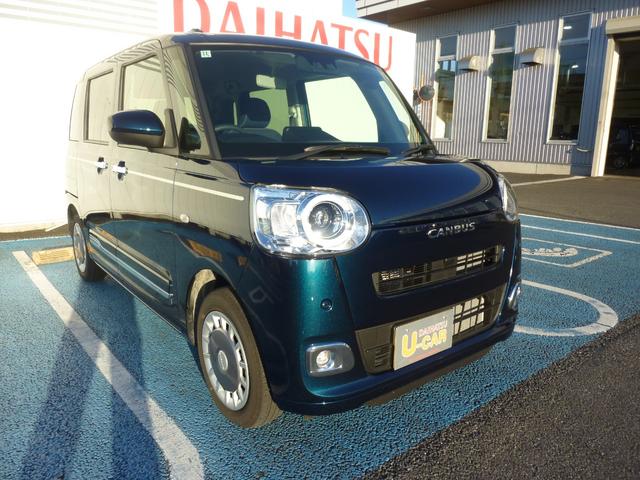 ムーヴキャンバスセオリーＧ　ナビ　ナックモニターナビ　バックモニター　１年保証距離無制限　両側電動スライドドア　ホットカップホルダー　シートヒーター　後席シートアンダートレイ　後席スライドリクライニング　キーフリー　プッシュボタンスタート　ＡＢＳ（埼玉県）の中古車