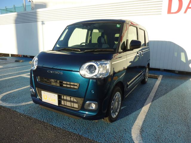 ムーヴキャンバスセオリーＧ　ナビ　ナックモニターナビ　バックモニター　１年保証距離無制限　両側電動スライドドア　ホットカップホルダー　シートヒーター　後席シートアンダートレイ　後席スライドリクライニング　キーフリー　プッシュボタンスタート　ＡＢＳ（埼玉県）の中古車