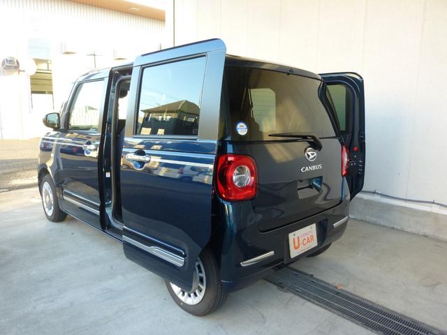 ムーヴキャンバスセオリーＧ　ナビ　ナックモニターナビ　バックモニター　１年保証距離無制限　両側電動スライドドア　ホットカップホルダー　シートヒーター　後席シートアンダートレイ　後席スライドリクライニング　キーフリー　プッシュボタンスタート　ＡＢＳ（埼玉県）の中古車