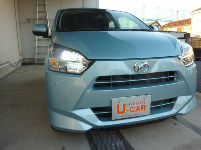 ミライースＧ　ＳＡIII　走行４６０キロ／１年保証距離無制限オーディオレス　１年保証距離無制限　キーフリー　プッシュボタンスタート　電動格納式ドアミラー　オートエアコン　ＬＥＤライト　運転席助手席エアバック　コーナーセンサー　アルミホイール（埼玉県）の中古車