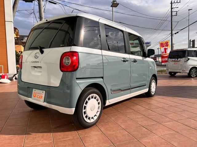 ムーヴキャンバスストライプスＧ　ディスプレイオーディオ　バックモニター１年保証距離無制限　走行１００Ｋ　コーナーセンサー　ディスプレイオーディオ　バックモニター　両側電動スライドドア　ＡＢＳ　シートヒーター　ホットドリンクホルダー　キーフリー　リヤシートスライド（埼玉県）の中古車