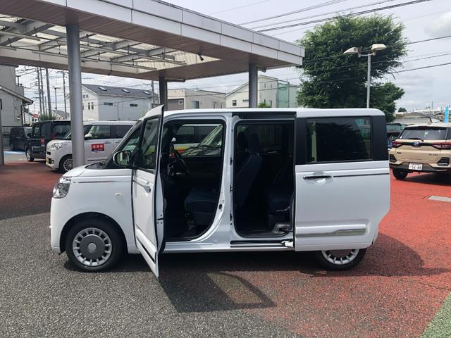 ムーヴキャンバスセオリーＧ　走行４５１キロ／ＬＥＤヘッドランプ／シートヒータ１年保証距離無制限　走行距離４５１キロ　フロアマット　サイドエアバッグ　ＬＥＤヘッドランプ　アイドリングストップ　シートヒーター　両側電動スライドドア　オート格納式ドアミラー　電動パーキングブレーキ（埼玉県）の中古車