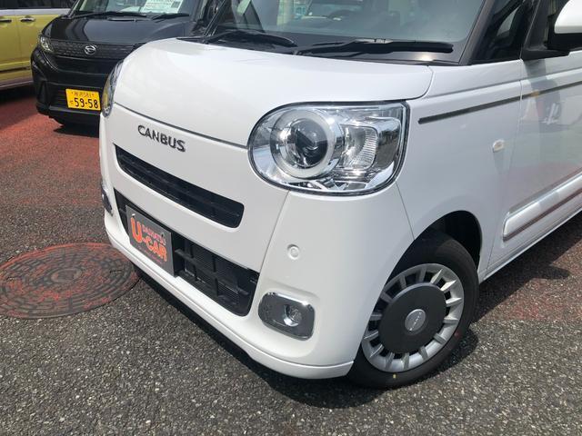 ムーヴキャンバスセオリーＧ　走行４５１キロ／ＬＥＤヘッドランプ／シートヒータ１年保証距離無制限　走行距離４５１キロ　フロアマット　サイドエアバッグ　ＬＥＤヘッドランプ　アイドリングストップ　シートヒーター　両側電動スライドドア　オート格納式ドアミラー　電動パーキングブレーキ（埼玉県）の中古車
