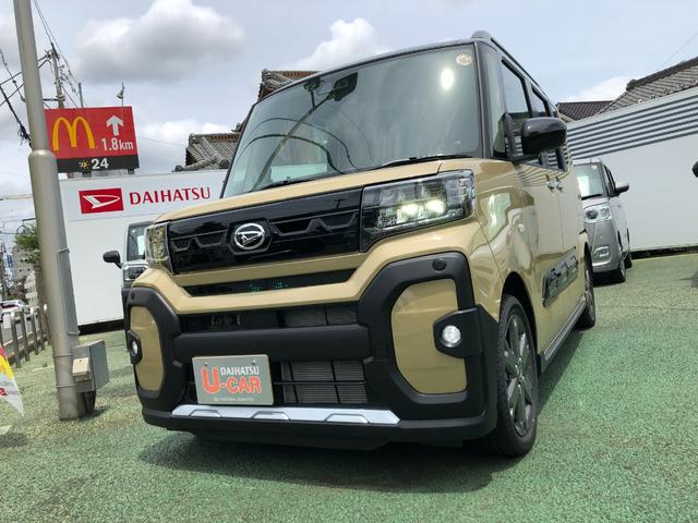 タントファンクロスターボ　走行１６７キロ／ディスプレイオーディオ１年保証距離無制限　純正ディスプレイオーディオ　バックカメラ　ブルートゥース　純正マット　サイドエアバッグ　ＬＥＤヘッドランプ　アイドリングストップ　シートヒーター　両側電動スライドドア（埼玉県）の中古車