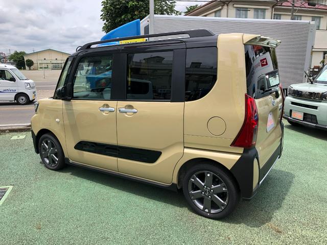 タントファンクロスターボ　走行１６７キロ／ディスプレイオーディオ１年保証距離無制限　純正ディスプレイオーディオ　バックカメラ　ブルートゥース　純正マット　サイドエアバッグ　ＬＥＤヘッドランプ　アイドリングストップ　シートヒーター　両側電動スライドドア（埼玉県）の中古車