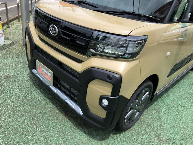 タントファンクロスターボ　走行１６７キロ／ディスプレイオーディオ１年保証距離無制限　純正ディスプレイオーディオ　バックカメラ　ブルートゥース　純正マット　サイドエアバッグ　ＬＥＤヘッドランプ　アイドリングストップ　シートヒーター　両側電動スライドドア（埼玉県）の中古車