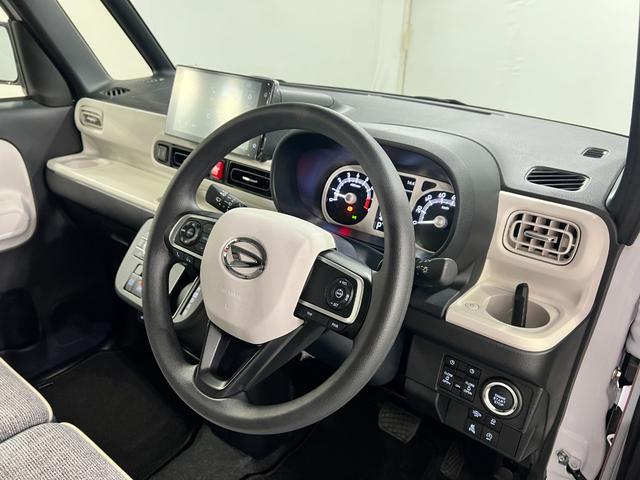 ムーヴキャンバスストライプスGターボ 走行320キロ/ディスプレイオーディオ一年保証・走行距離無制限 走行320キロ ディスプレイオーディオ バックカメラ サイドエアバック クリアランスソナー オートライト LEDヘッドライト シートヒーター 両側電動スライドドア(埼玉県)の中古車