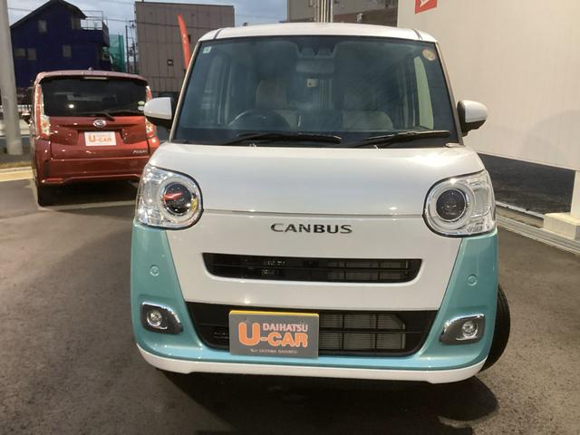 ムーヴキャンバスストライプスG ディスプレイオーディオ/LEDヘッドランプ1年保証距離無制限 ディスプレイオーディオ 純正マット サイドエアバッグ LEDヘッドランプ アイドリングストップ シートヒーター 両側電動スライドドア プッシュボタンスタート 電動格納式ドアミラー(埼玉県)の中古車