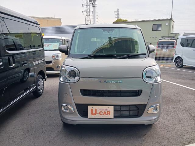 ムーヴキャンバスセオリーＧ１年保証・走行距離無制限　走行８９キロ　サイドエアバッグ　ＬＥＤヘッドランプ・フォグランプ　バックカメラ　アイドリングストップ　シートヒーター　衝突回避支援機能付　ノンターボ　置きラクＢＯＸ（埼玉県）の中古車