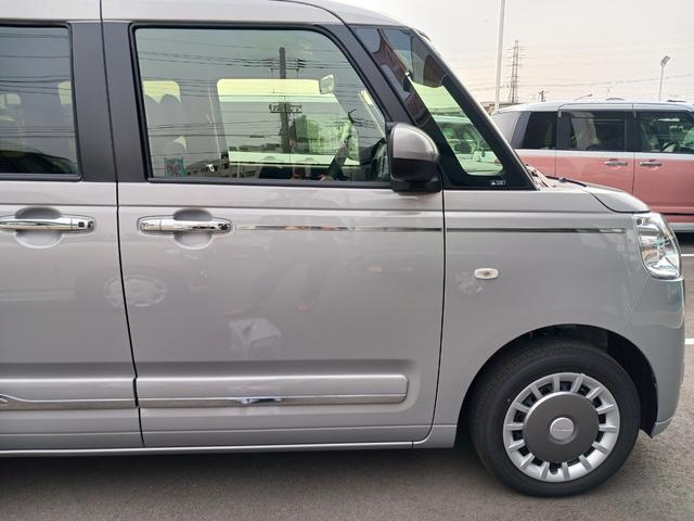 ムーヴキャンバスセオリーＧ１年保証・走行距離無制限　走行８９キロ　サイドエアバッグ　ＬＥＤヘッドランプ・フォグランプ　バックカメラ　アイドリングストップ　シートヒーター　衝突回避支援機能付　ノンターボ　置きラクＢＯＸ（埼玉県）の中古車