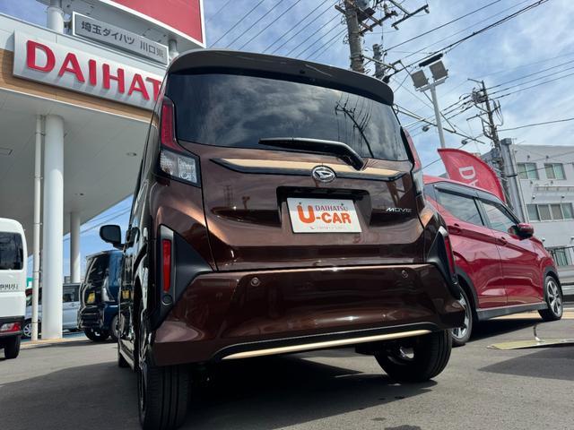 ムーヴＲＳ　ディスプレイオーディオ／バックカメラ／両側Ｐスライド１年保証・走行距離無制限　走行２０６キロ　ディスプレイオーディオ　サイドエアバッグ　ＬＥＤヘッドランプ・フォグランプ　バックカメラ　アイドリングストップ　ターボ付　衝突回避支援付　両側電動スライドドア（埼玉県）の中古車