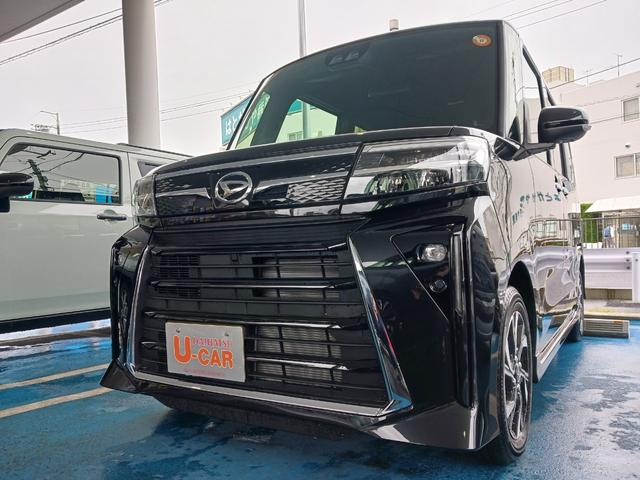 タントカスタムＸ／カーナビ／両側電動スライドドア／バックカメラ１年保証・走行距離無制限　走行１００４キロ　　バックカメラ　カーナビ　マット付　ＬＥＤヘッドランプ　アイドリングストップ　両側電動スライドドア　プッシュボタンスタート　電動格納式ミラー　アルミホイール（埼玉県）の中古車
