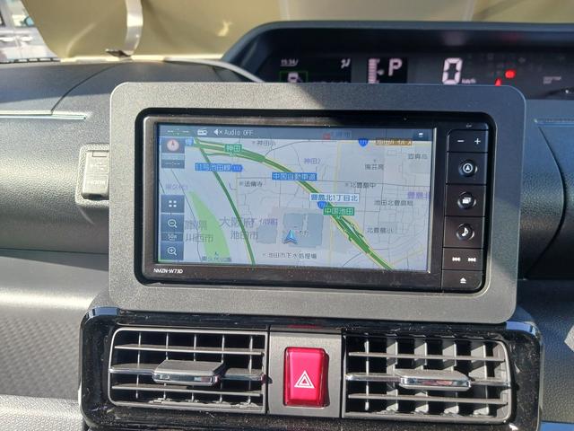 タントカスタムＸ／カーナビ／両側電動スライドドア／バックカメラ１年保証・走行距離無制限　走行１００４キロ　　バックカメラ　カーナビ　マット付　ＬＥＤヘッドランプ　アイドリングストップ　両側電動スライドドア　プッシュボタンスタート　電動格納式ミラー　アルミホイール（埼玉県）の中古車