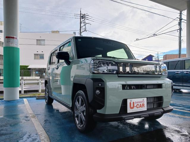 タフトＧターボダーククロムベンチャー／カーナビ／バックカメラ１年保証・走行距離無制限　走行５６キロ　カーナビ　Ｂｌｕｅｔｏｏｔｈ　バックカメラ　マット付　ＬＥＤヘッドランプ　アイドリングストップ　プッシュボタンスタート　電動格納式ミラー　オートクルーズ（埼玉県）の中古車