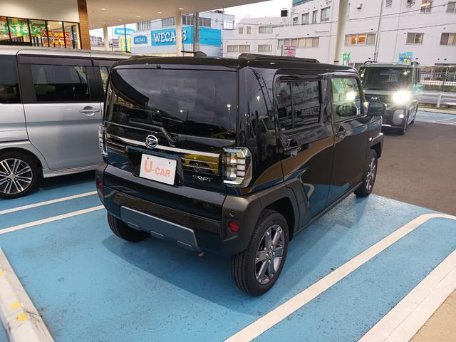タフトＧターボ　ダーククロムベンチャー　社用車ＵＰ／全周囲カメラ一年保証・走行距離無制限走行１７４７キロ　　パノラマモニター対応カメラ　クルーズコントロール　クリアランスソナー　オートライト　ＬＥＤヘッドライト　シートヒーター　衝突回避支援機能付（埼玉県）の中古車