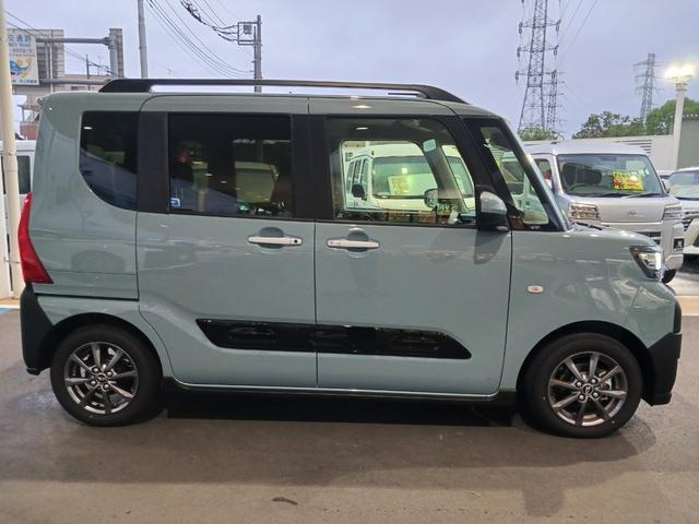 タントファンクロス 社用車UP/両側Pスライドドア/シートヒーター1年保証・走行距離無制限 走行2326キロ サイドエアバッグ クリアランスソナー オートマチックハイビーム オートライト LEDヘッドライト ベンチシート シートヒーター 両側電動スライドドア(埼玉県)の中古車