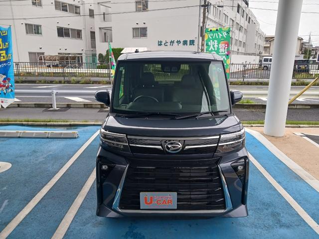 タントカスタムX/社用車UP/両側Pスライド/シートヒーター1年保証・走行距離無制限 走行2382キロ サイドエアバック クリアランスソナー オートマチックハイビーム オートライト LEDヘッドライト ベンチシート シートヒーター 両側電動スライドドア(埼玉県)の中古車