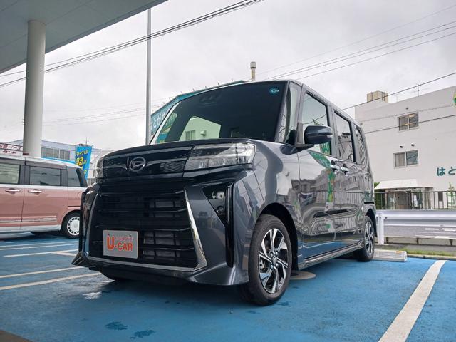 タントカスタムX/社用車UP/両側Pスライド/シートヒーター1年保証・走行距離無制限 走行2382キロ サイドエアバック クリアランスソナー オートマチックハイビーム オートライト LEDヘッドライト ベンチシート シートヒーター 両側電動スライドドア(埼玉県)の中古車