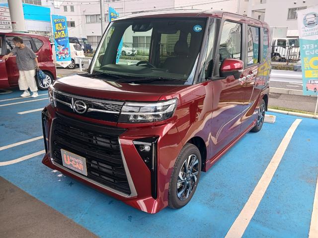 タントカスタムX/社用車UP/両側電動Pスライド/シートヒーター1年保証・走行距離無制限 走行1495キロ サイドエアバッグ クリアランスソナー オートマチックハイビーム オートライト LEDヘッドライト ベンチシート シートヒーター 両側電動スライドドア(埼玉県)の中古車