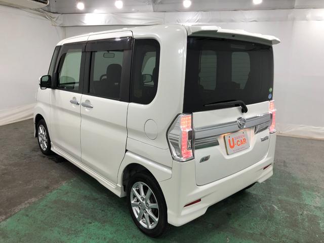 タントカスタムＸ　車検整備付／走行７６５８４キロ／ＣＤチューナー１年保証距離無制限　車検整備付　走行距離７６５８４キロ　純正カーペットマット　ワイドバイザー　ＬＥＤヘッドランプ　アイドリングストップ　両側電動スライドドア　プッシュボタンスタート　キーフリー（埼玉県）の中古車