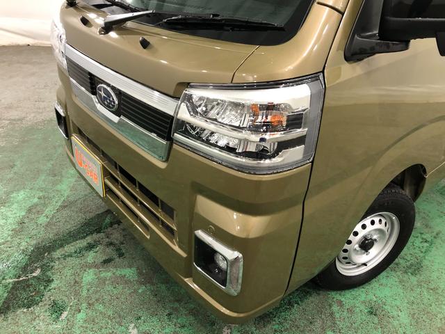 サンバートラックグランドキャブ　４ＷＤ　走行距離１３キロ　大型荷台作業灯１年保証距離無制限　走行距離１３キロ　４ＷＤ　大型荷台作業灯　オートライト　ＬＥＤヘッドランプ　アイドリングストップ　プッシュボタンスタート（埼玉県）の中古車