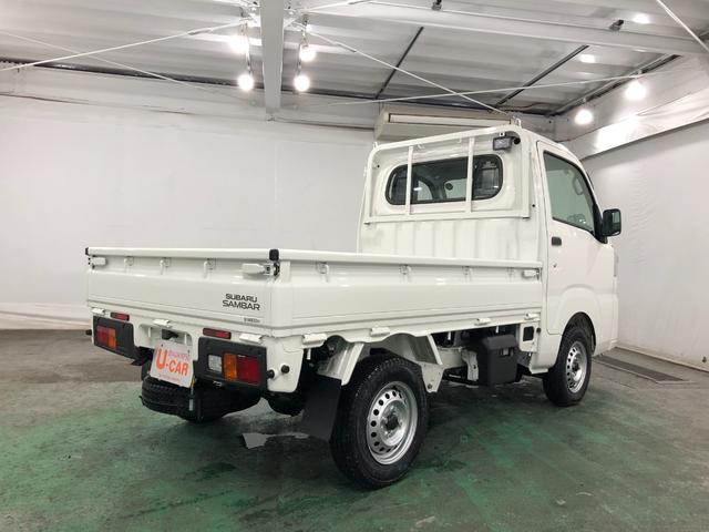 サンバートラックＴＡ　走行距離１６キロ／４ＷＤ／ＭＴ車／ＦＭＡＭラジオ１年保証距離無制限　走行距離１６キロ　４ＷＤ　ＭＴ車　ＦＭＡＭラジオ　オートライト　アイドリングストップ　大型荷台作業灯（埼玉県）の中古車