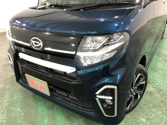 タントカスタムＸ　雹害／車検整備付／走行１２７１９キロ／純正ナビ１年保証距離無制限　車検整備付　走行距離１２７１９キロ　純正フルセグナビ　バックカメラ　ブルートゥース　ドラレコ　純正マット　バイザー　サイドエアバッグ　ＬＥＤヘッドランプ　アイドリングストップ（埼玉県）の中古車