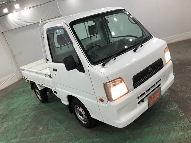 サンバートラックＴＢ　車検整備付／走行距離４１３５６キロ／マニュアル車１年保証距離無制限　車検整備付　走行距離４１３５６キロ　マニュアル車　純正フロアマット　バイザー　ＦＭＡＭラジオ　マニュアルエアコン（埼玉県）の中古車