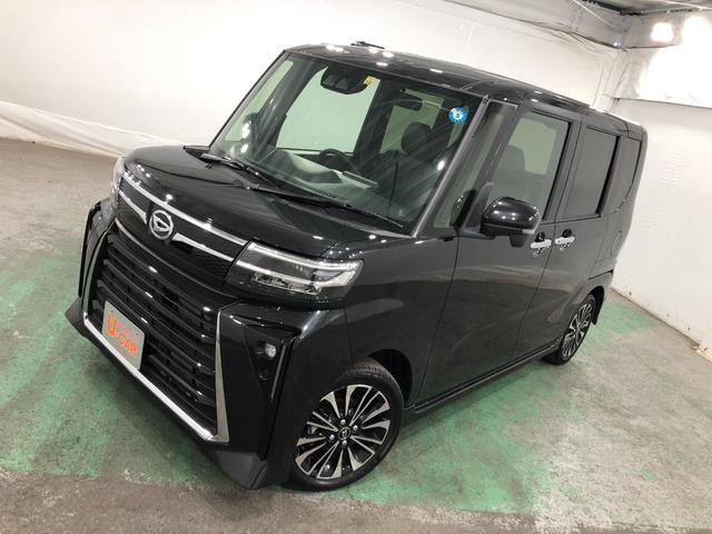 タントカスタムＲＳ　走行２４０２キロ／両側電動スライドドア１年保証距離無制限　走行距離２４０２キロ　純正カーペットマット　サイドエアバッグ　ＬＥＤヘッドランプ　アイドリングストップ　シートヒーター　両側電動スライドドア　プッシュボタンスタート　キーフリー（埼玉県）の中古車