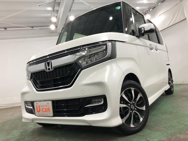 Ｎ−ＢＯＸカスタムＧ・Ｌホンダセンシング　走行３．７万　ひょう害　ナビ　電スラ禁煙車　点検記録簿あり　１年保証距離無制限　走行距離３７５３５キロ　オールシーズンタイヤ　フルセグナビ　ＢＴオーディオ　ＥＴＣ　純正カーペットマット　　ＬＥＤヘッドランプ　片側電動スライドドア（埼玉県）の中古車