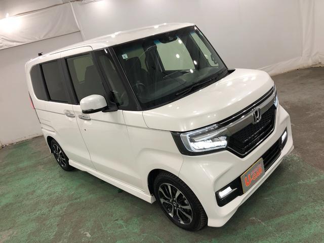 Ｎ−ＢＯＸカスタムＧ・Ｌホンダセンシング　走行３．７万　ひょう害　ナビ　電スラ禁煙車　点検記録簿あり　１年保証距離無制限　走行距離３７５３５キロ　オールシーズンタイヤ　フルセグナビ　ＢＴオーディオ　ＥＴＣ　純正カーペットマット　　ＬＥＤヘッドランプ　片側電動スライドドア（埼玉県）の中古車